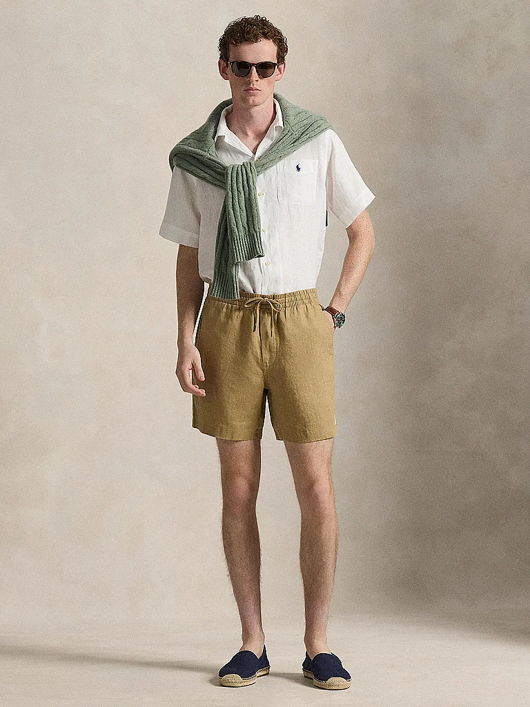 POLO RALPH LAUREN Leinenshorts hellbraun   XXL herren 2